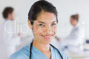 Portrait of confident nurse