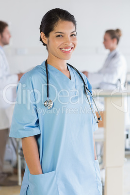 Smiling female nurse