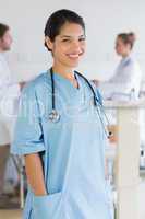 Smiling female nurse