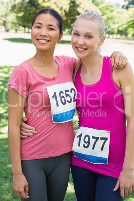 Participants at breast cancer awareness