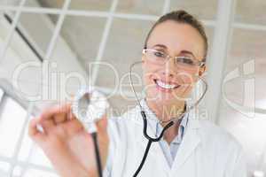 Portrait of a female doctor with stethoscope