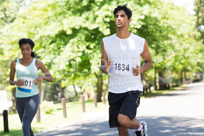 Marathon athletes