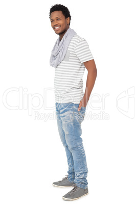 Full length portrait of a trendy young man