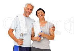 Portrait of a happy fit couple