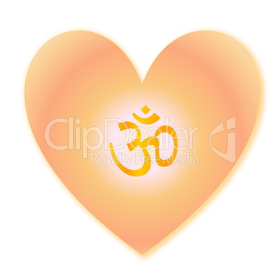 aum in heart