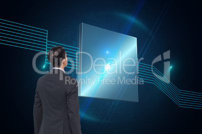 Composite image of asian businessman