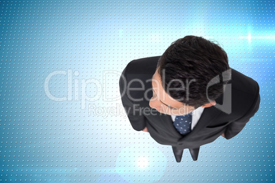 Composite image of asian businessman