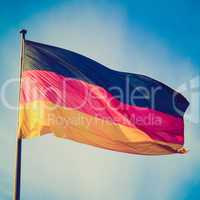 Retro look German flag