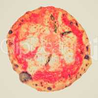 Retro look Pizza Margherita