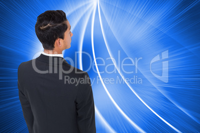 Composite image of asian businessman