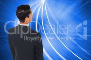 Composite image of asian businessman