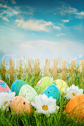 decorated easter eggs