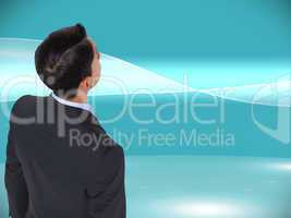 Composite image of asian businessman