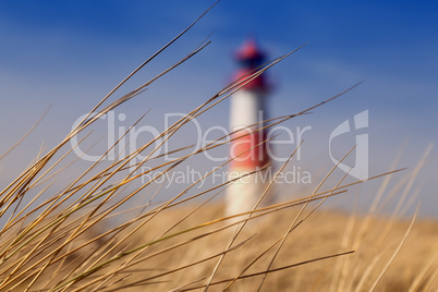 Leuchtturm Ostfeuer bei List auf Sylt, Deutschland