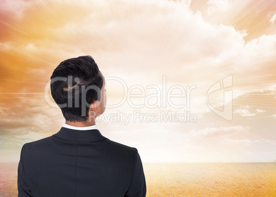 Composite image of asian businessman