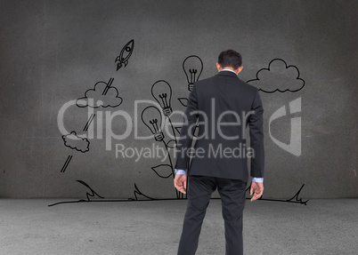 Composite image of asian businessman