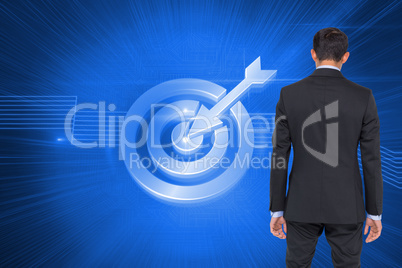 Composite image of asian businessman