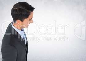 Composite image of smiling asian businessman