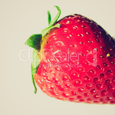 Retro look Strawberry