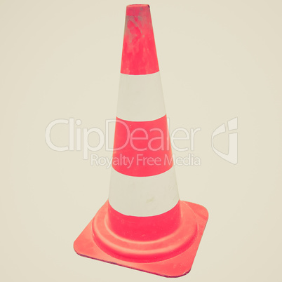 Retro look Traffic cone