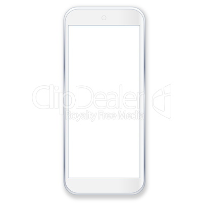 white smartphone