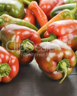 colorful sweet peppers
