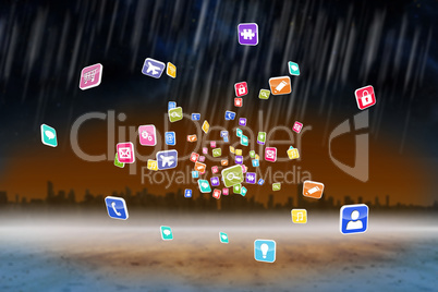 Composite image of colourful computer applications Composite image of colourful computer applications
