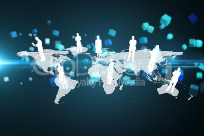 Composite image of international community Composite image of international community