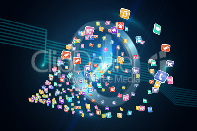 Composite image of colourful computer applications Composite image of colourful computer applications