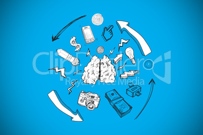 Composite image of idea brainstorm