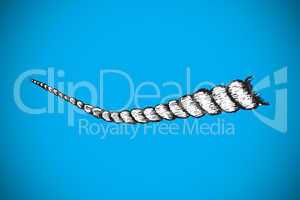 Composite image of rope doodle