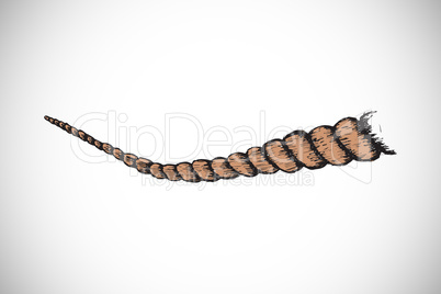 Composite image of rope doodle