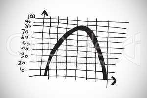 Composite image of data analysis doodle