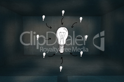 Composite image of idea doodle