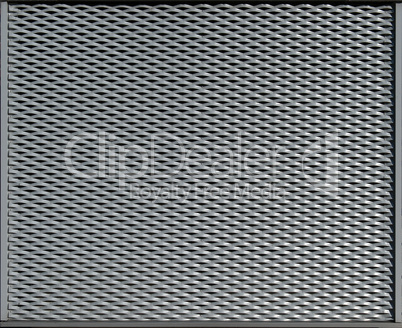 Closeup of metal mesh
