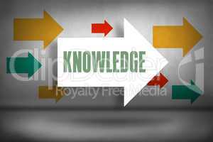 Knowledge against arrows pointing