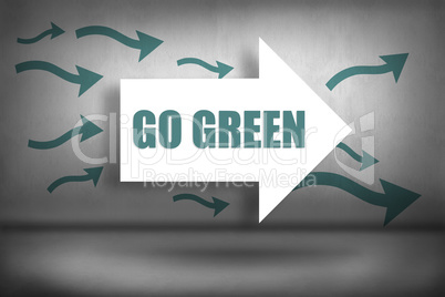 Go green against arrows pointing