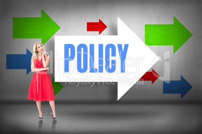 Policy against arrows pointing