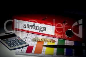 Savings on red business binder