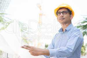 indian site contractor engineer