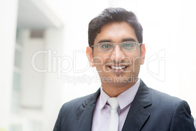 portrait of 30s asian indian businessman