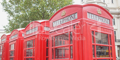 London telephone box