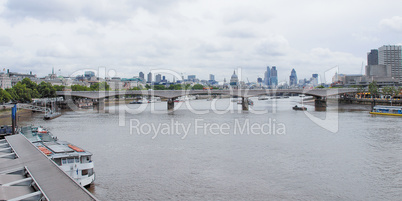 River Thames in London