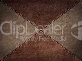 combined stitched leather background