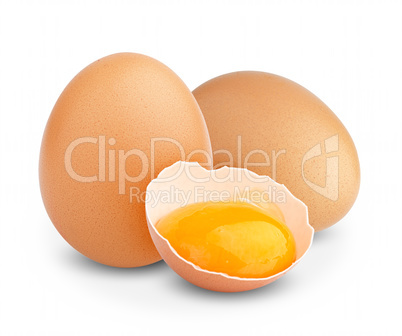 chicken broken egg