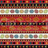 abstract ethnic pattern in vivid colors.