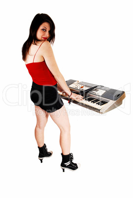 girl with keyboard.