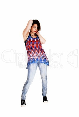 girl in jeans