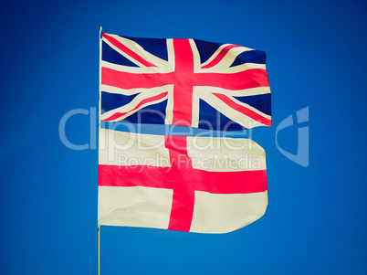 Retro look UK flag