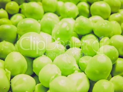 Retro look Peas picture